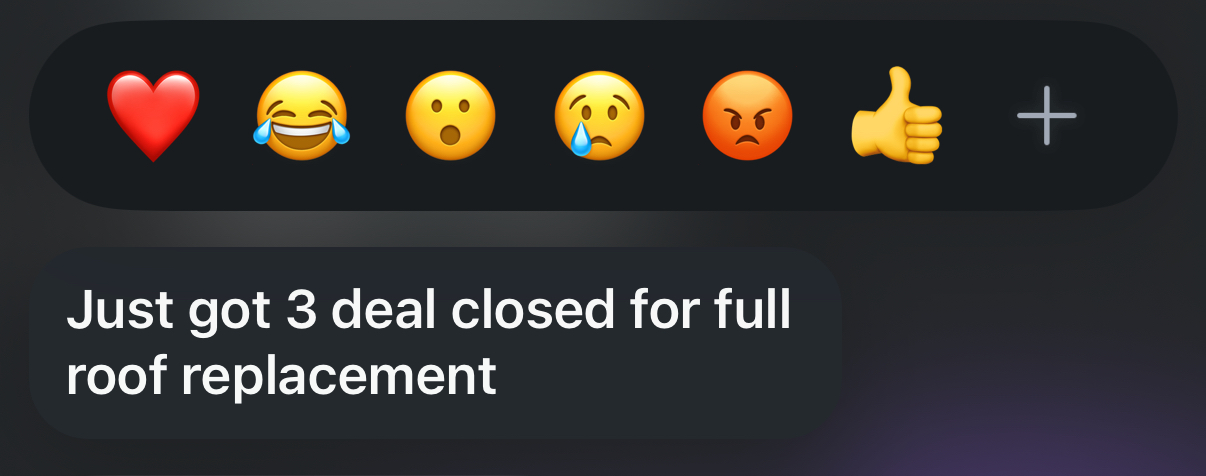 Customer result screenshot